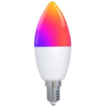 MOES Matter Wi-Fi Bulb, RGB + WW, 6W, E14 kép