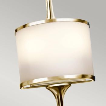 Mona LED fali lámpa IP44 55,9 cm pol. sárgaréz