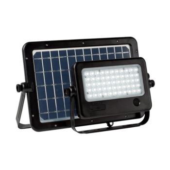 MONOKRISTÁLYOS NAPELEM+ REFLEKTOR RADAR SENSOR 1100lm IP65 kép