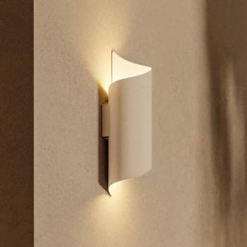 Montarello LED kültéri falilámpa, fehér, magasság 27 cm, fém kép