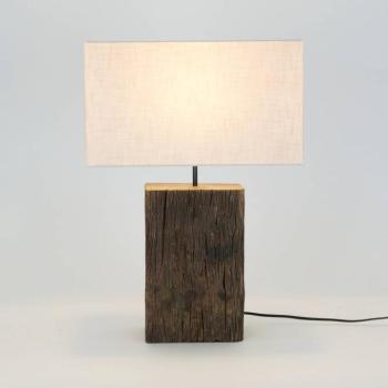 Montecristo asztali lámpa, fa színű/bézs, magasság 59 cm, fa kép
