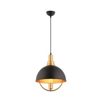 MONZA kábellel függesztett lámpa 1xE27/40W/230V átm. 30 cm fekete/arany 518LMS1126 kép