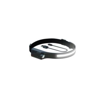 Mozgásérzékelős COB LED fejlámpa USB töltéssel – fekete (FA-GB40) kép
