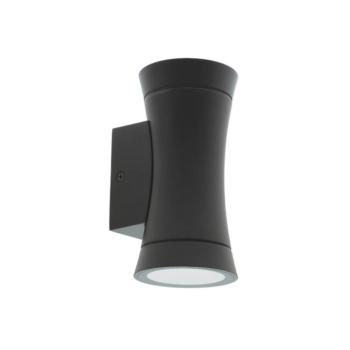 MULIER 2D GU10 kültéri fali lámpa Φ70x148x87mm IP44 fekete 3230300 VITO kép