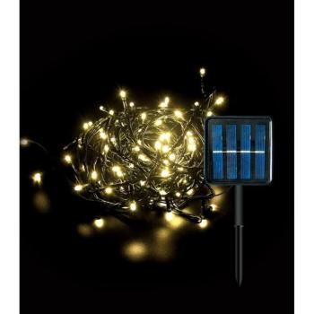 Napelemes fényfüzér NATALE-8 300LED 2700K 30m 1.2V IP44 kép