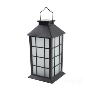 Napelemes kerti lámpa LED CANDELIO MILKY 1600K IP44 fekete LED2B, 0,06W, meleg fehér, CRI≥70, KOBI-004500 kép