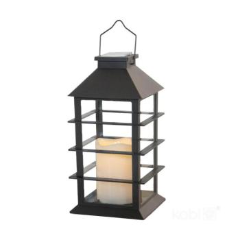Napelemes kerti lámpa LED CANDELIO P 2700K IP44 fekete LED2B, 0,06W, meleg fehér, CRI≥70, KOBI-004498 kép