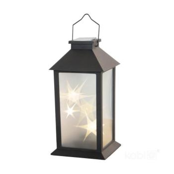 Napelemes kerti lámpa LED CANDELIO STAR 2700K IP44 fekete LED2B, 0,06W, meleg fehér, CRI≥70, KOBI-004499 kép