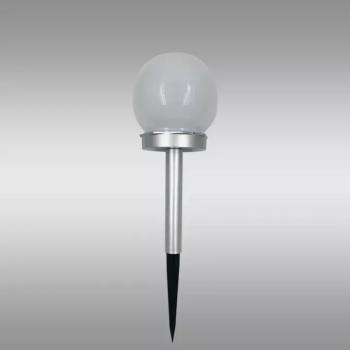 Napelemes lámpa LABDA 10CM SILVER EKO0611 kép