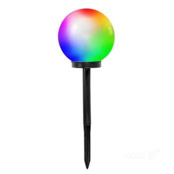 Napelemes LED leszúrható kerti lámpa SPHERE G2 20cm RGB IP44 LED2B, CCT, CRI≥70, KOBI-004516 kép