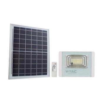 Napelemes LED reflektor, 6400K, hideg fehér, 1050lm, 120°, fehér, IP65, V-TAC, 10407 kép