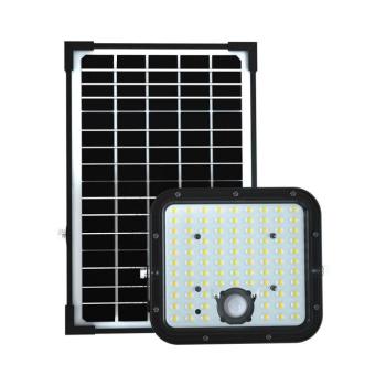 Napelemes LED reflektor, 6400K, hideg fehér, 4800lm, 120°x60°, fekete, IP65, V-TAC, 10311 kép