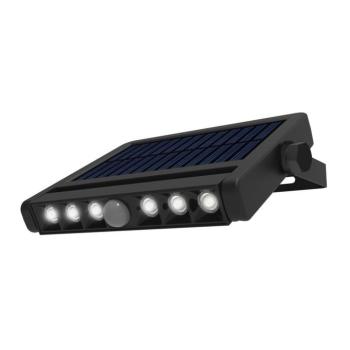 Napelemes többfunkciós fali lámpa 5.5v 1.8w, 1,8W, 500 lm, IP54, világításvezérlés + PIR érzékelő, Optonica, 7541 kép