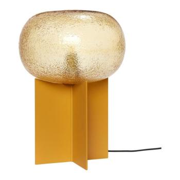 Narancssárga asztali lámpa üveg búrával (magasság 36 cm) Podium – Hübsch kép