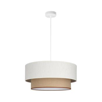 NATIA kábeles csillár 1xE27/60W/230V Ø 45 cm fehér/barna H0234 kép