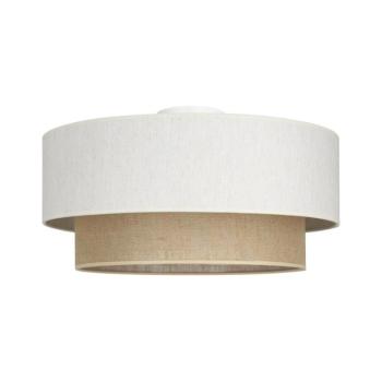 NATIA mennyezeti lámpa 1xE27/60W/230V Ø 45 cm fehér/barna H0241 kép