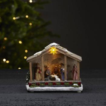 Nativity LED deco lámpa, elemes, 19 cm kép