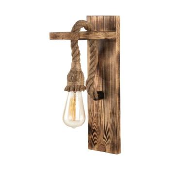 Natúr színű fali lámpa Woody – Squid Lighting kép