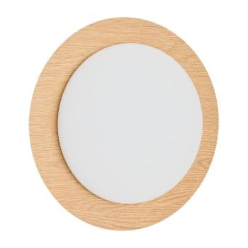 Natúr színű fém LED fali lámpa ø 40 cm Novae – Kave Home
