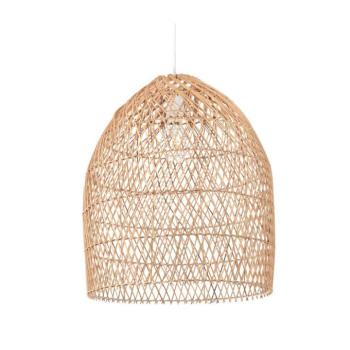 Natúr színű rattan lámpabúra ø 44 cm Domitila – Kave Home kép