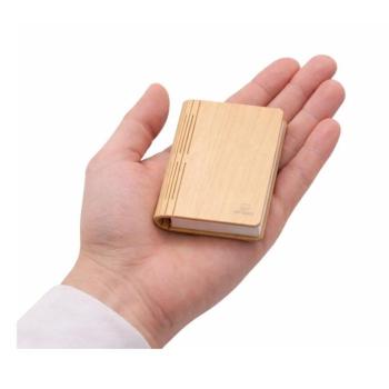 Natúr színű USB hordozható fénydekoráció BookLight – Gingko kép