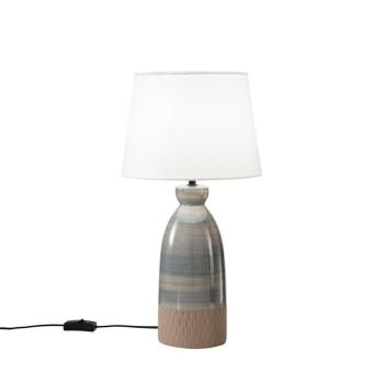 Navajo asztali világítás, magasság 49 cm, színes/fehér, kerámia/szövet