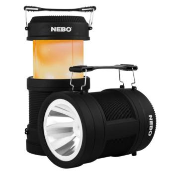 NEBO NE6908 Big Poppy, PowerBank és lámpás, 300 lm, lámpás és reflektor, 3 funkció, dimmerelhető, 2600 mAh kép