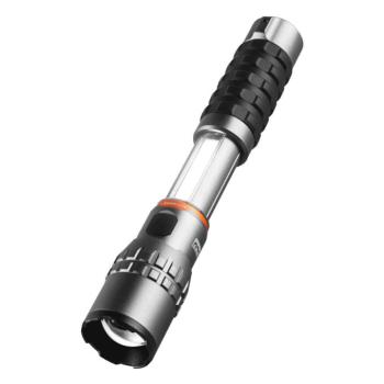 NEBO NEB-1003-G SLYDE KING 2K zseblámpa és szerelőlámpa, 2000-500 lumen, 4X-es zoom, eloxált alumínium test, IP67 kép