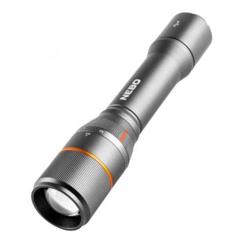 NEBO NEB-FLT-0020-G Davinci 2000 zseblámpa, 2000 lm – 200 lm, 4 funkció, IP67, 4x zoom, PowerBank funkció, 2000 mAh kép