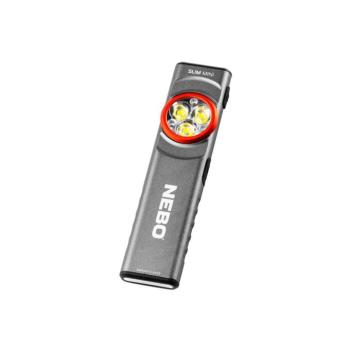 NEBO NEB-FLT-1042-G SLIM MINI zseblámpa, 250 lumen, 450mAh, IPX4, alumínium burkolat, mágneses talp kép
