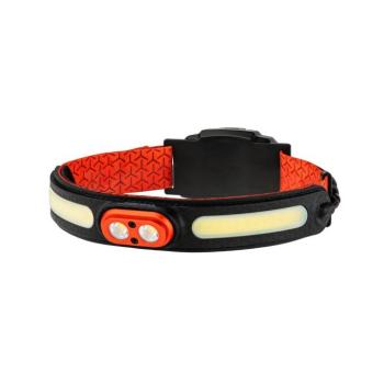 NEBO NEB-HLP-0021-G CURVBEAM 600 FLEX fejlámpa, 600 lumen, 1100mAh, COB LED, IPX4, 180°-os világítás kép