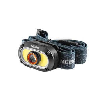 NEBO NEB-HLP-1005-G MYCRO 500 fejlámpa, 500-30 lumen, újratölthető, IPX4, állítható dőlésszög kép