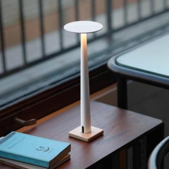 Nemo LED tölthető asztali világítás Portofino, fehér, márvány kép