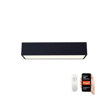 NEO 07074-60-LED Dimmelhető mennyezeti lámpa CANTO 34W/230V fekete Tuya + távirányító 07074-60 kép