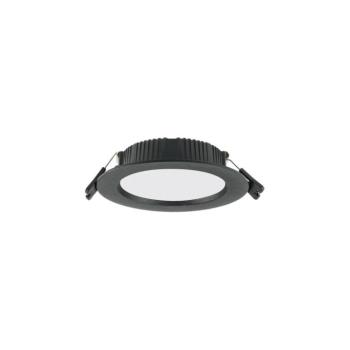 NEO 07296L - Dimmelhető LED beépíthető downlight, 12W/230V, Wi‑Fi, átmérő 12 cm, fekete 07296L kép