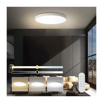 NEO 07315L-LED SEMPLICI dimmelhető mennyezeti lámpa 96 W / 230 V, Ø 80 cm, Wi‑Fi (Tuya), fehér + távirányító 07315L kép