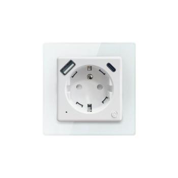 NEO 07544L - Okos dugalj E 16A/230V + 1xUSB-A+1xUSB C PD 20W Wi-Fi 07544L kép