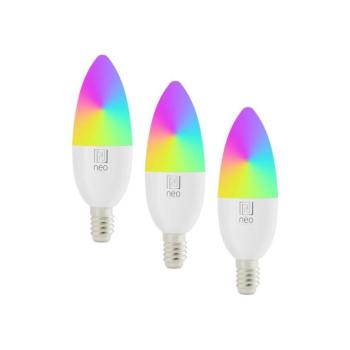 NEO 07808C - 3 darabos LED RGB+CCT dimmelhető izzó szett E14/4,8W/230V 07808C kép