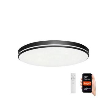 Immax NEO LITE AREAS Smart mennyezeti lámpa 40cm, 24W fekete Tuya Wi-Fi kép