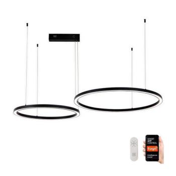 NEO 07216L - LED dimmelhető FINO csillár 93W/230V 60/80cm fekete Tuya+DO 07216L kép