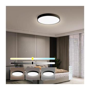 NEO 07248L-LED Dimmelhető lámpa SEMPLICI 36W/230V Wi-Fi Tuya fekete + távirányító 07248L kép