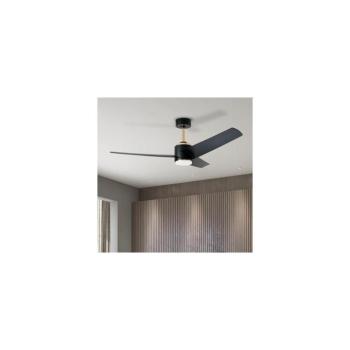 IMMAX NEO LITE BEAUTY Smart LED ventilátoros lámpa, Tuya WiFi, rozéarany / fekete kép