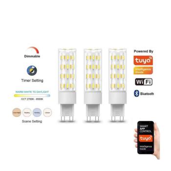 NEO 07763C - 3x LED Wi-Fi G9/4W/230V dimmelhető izzó Tuya 07763C