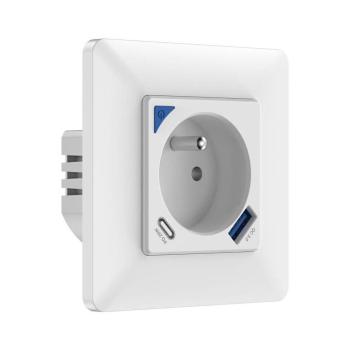 NEO 07800L - Okos konnektor 16A/230V + 1xUSB-A+1xUSB C 07800L kép