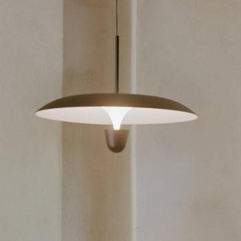 New Works Kantarell LED függő lámpa, Ø 55 cm, fekete kép