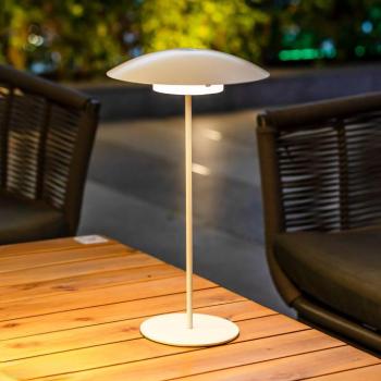 Newgarden Sardinia LED-es újratölthető lámpa IP44 fehér 30 cm-es Newgarden kép