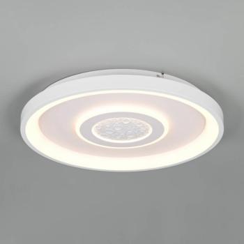 Nexalo LED mennyezeti világítás, fehér, fém, CCT, távirányítóval kép