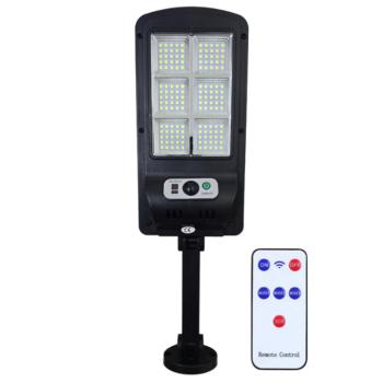 NEXTLY W755-6 kültéri napelemes LED lámpa – mozgás- és fényérzékelős, távirányítós, 3 világítási mód (BBV) kép