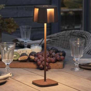 Nice LED deco lámpa, USB töltőcsatlakozás, rozsda kép