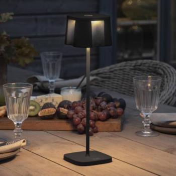 Nice LED deco lámpa USB töltőcsatlakozó, fekete kép